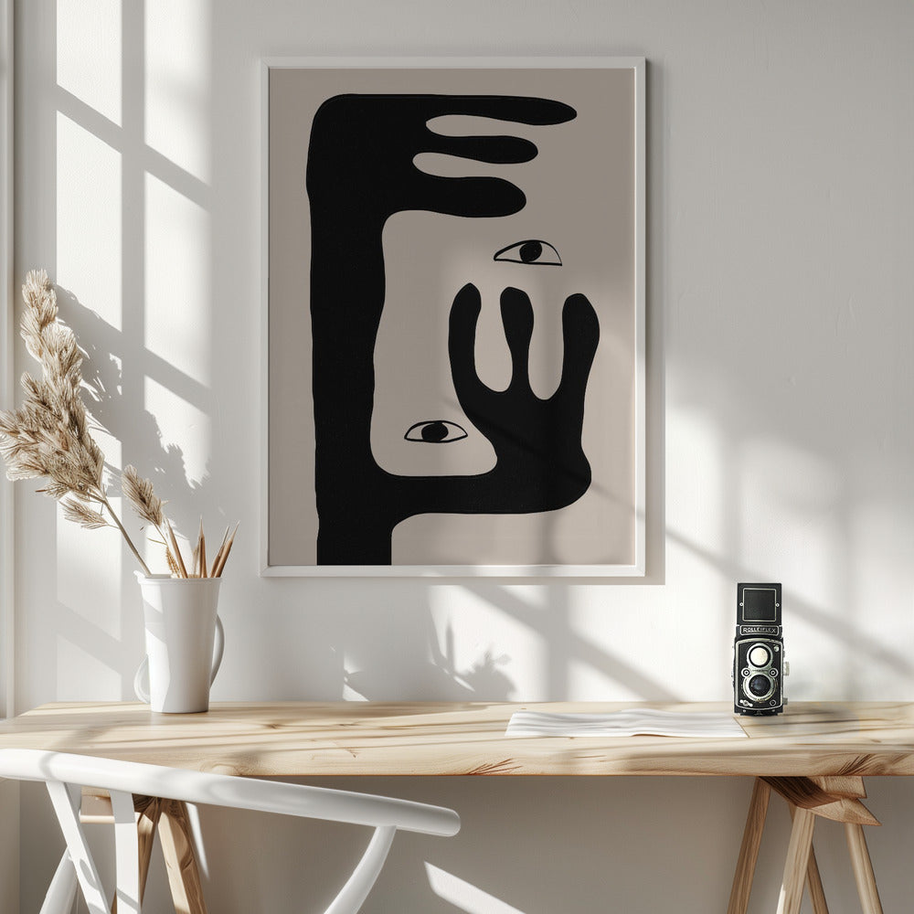 Wall art Abstract Face No2.