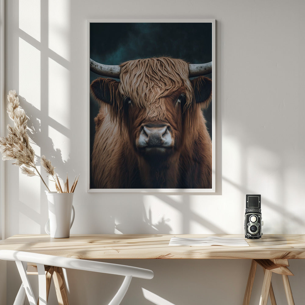 Wall Art Highland Cow