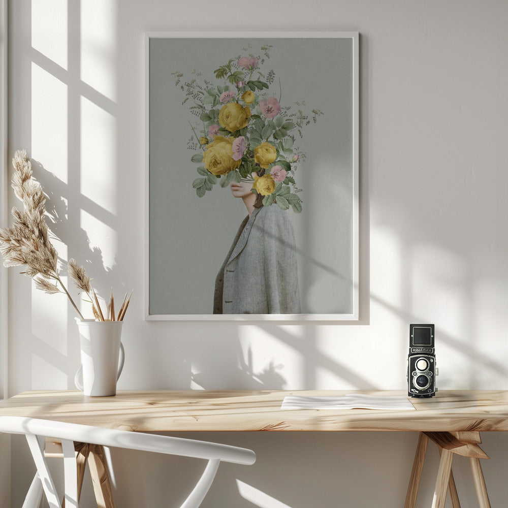 Wall art Yellow bouquet