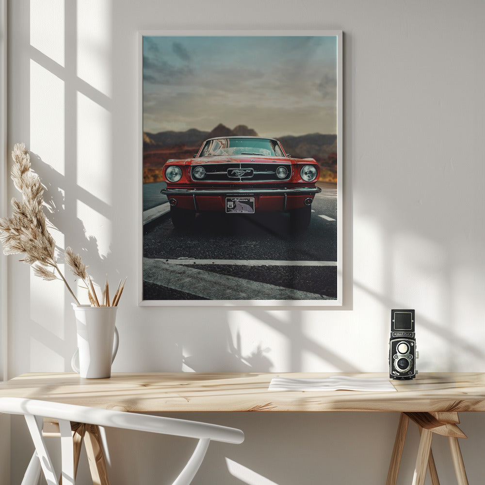 Wall art Vintage Car Love