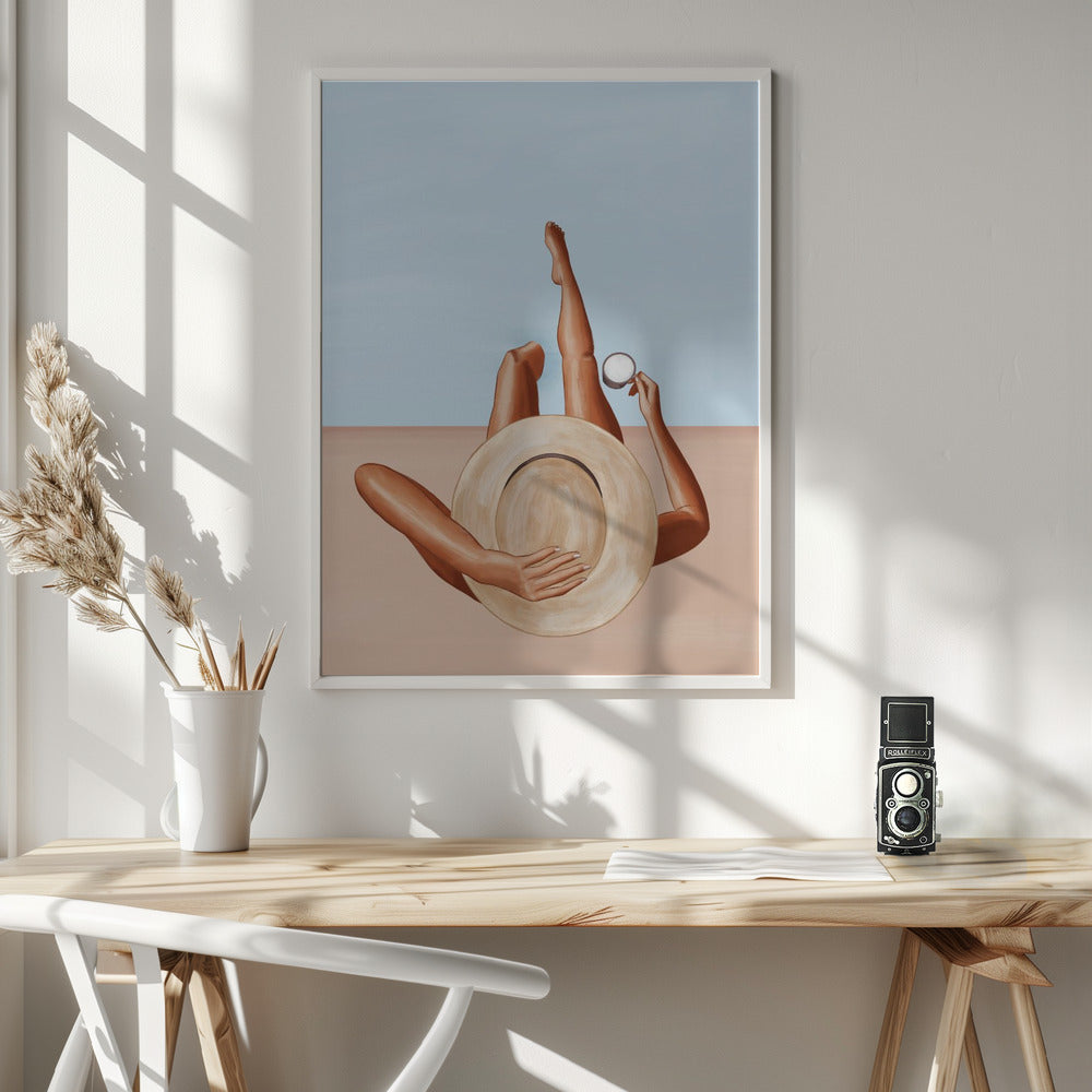 Wall art Poolside Girl