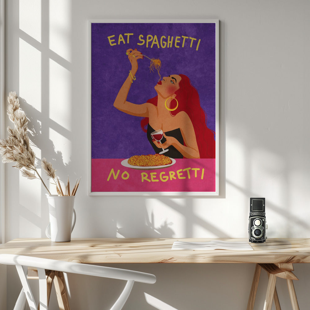 Wall Art Eat spaghetti no regretti