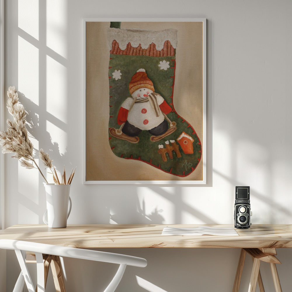 Wall art Christmas Stocking