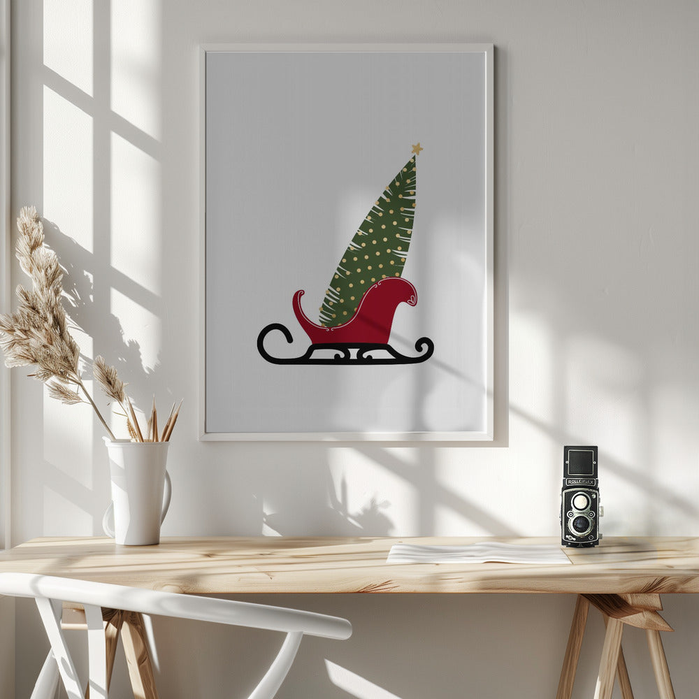 Wall art Let's go (gold)