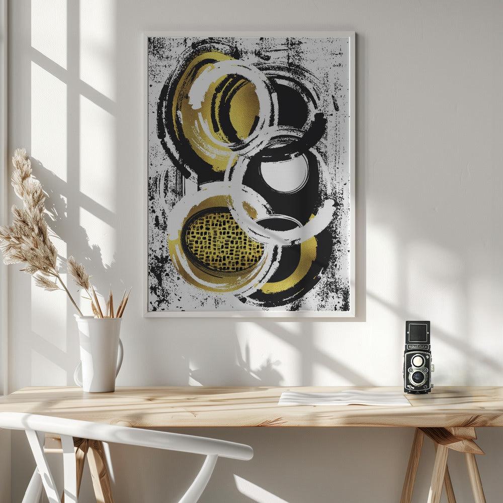 Wall art Abstract Painting No. 2 | gold