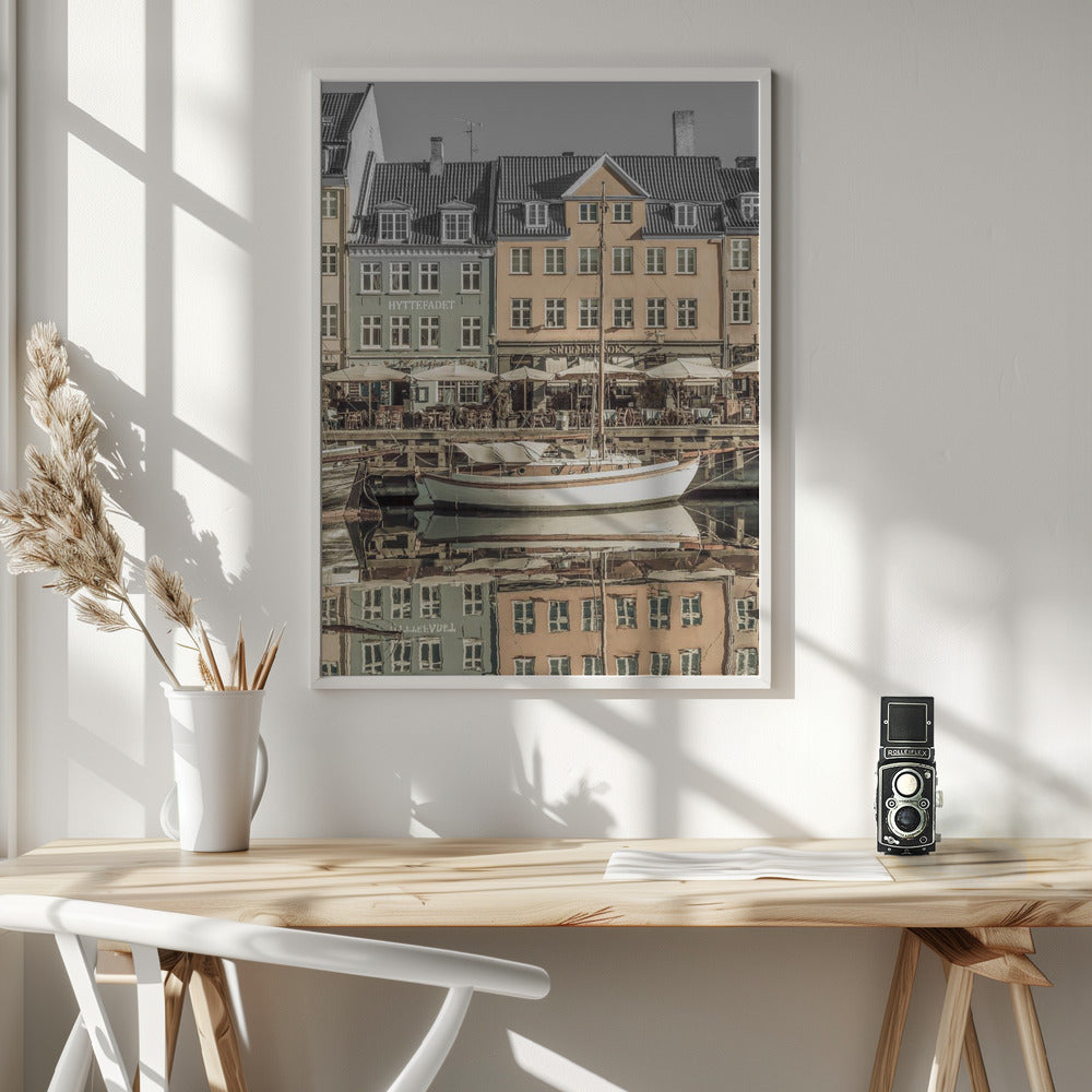 Wall art COPENHAGEN VINTAGE Quiet Nyhavn