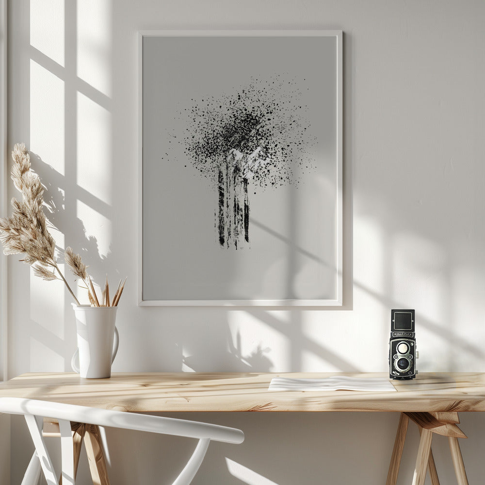 Wall art Brush splatters #5