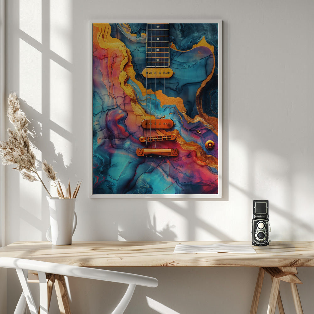 Music Guitar 3 Canvas Print