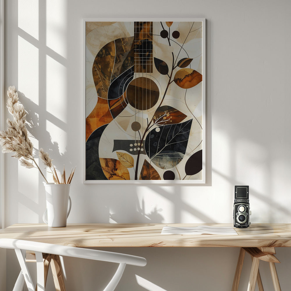 Music Guitar Collage (1) Canvas Print