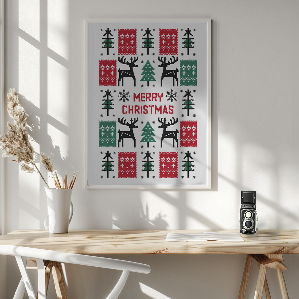 Wall art Merry Christmas Canvas Print