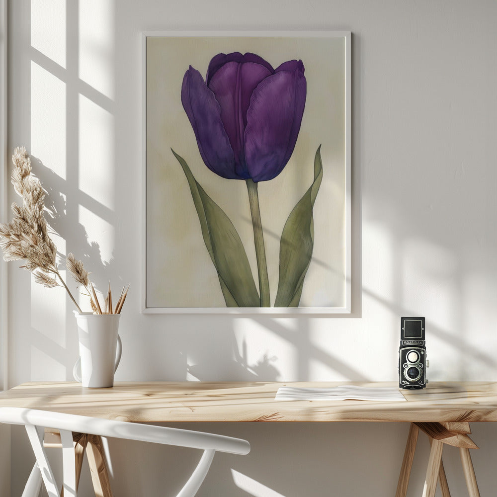 Wall art Purple Tulip 7