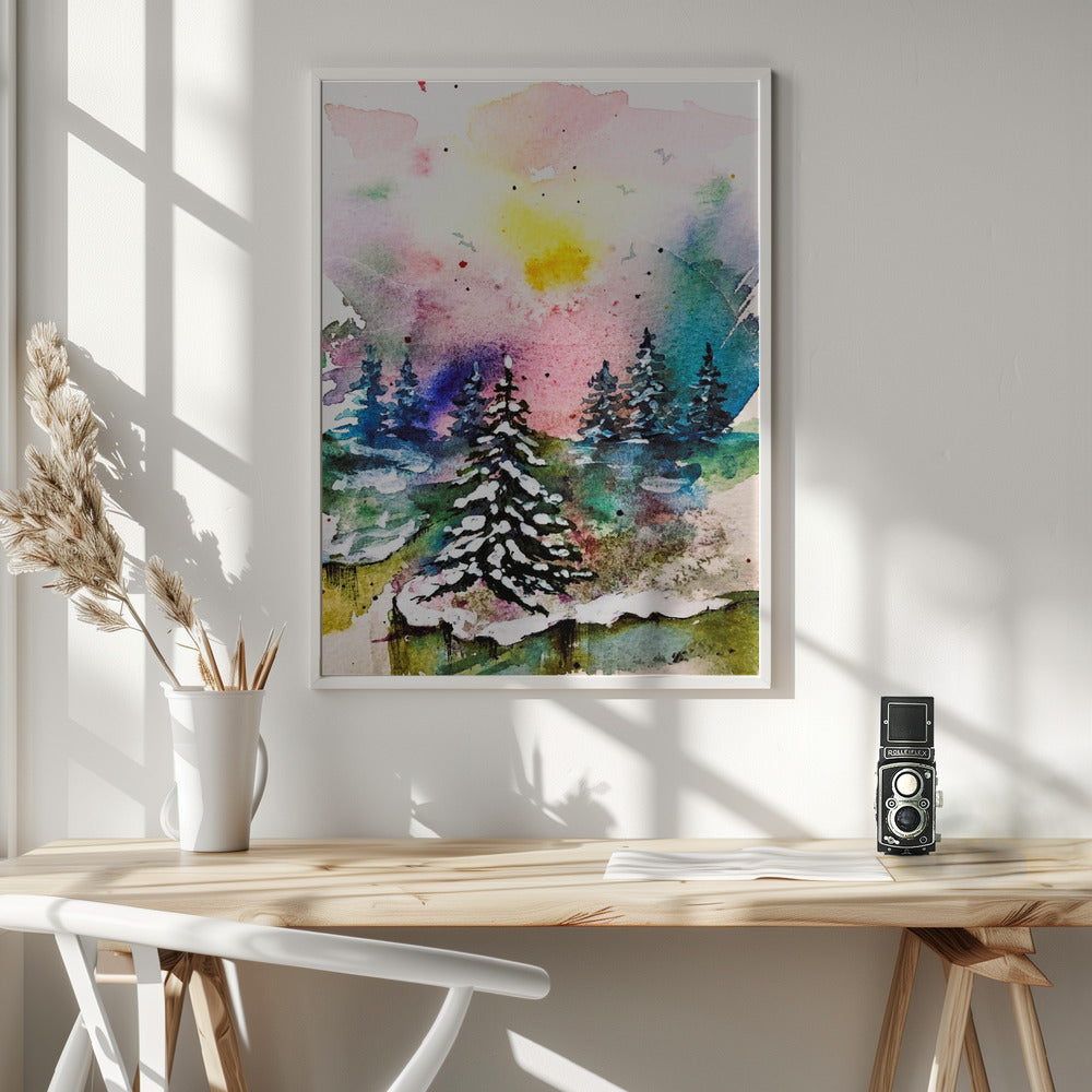 Wall art Winter 9 Canvas Print