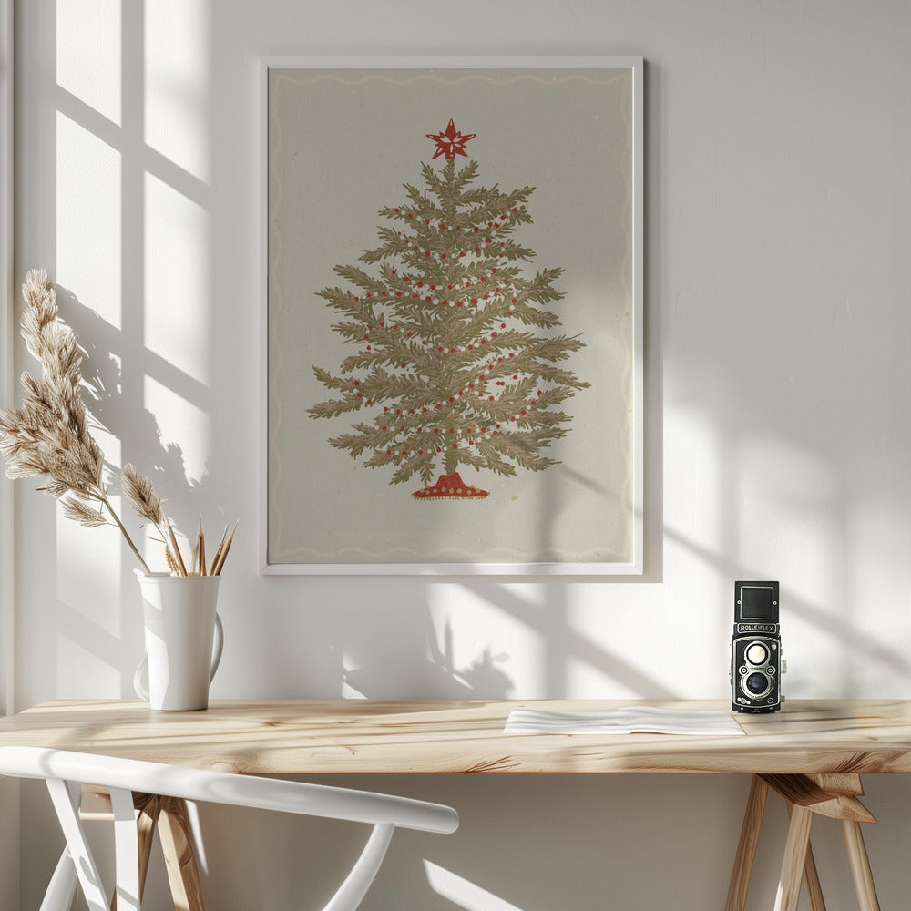 Wall art Christmas tree 02 Canvas Print