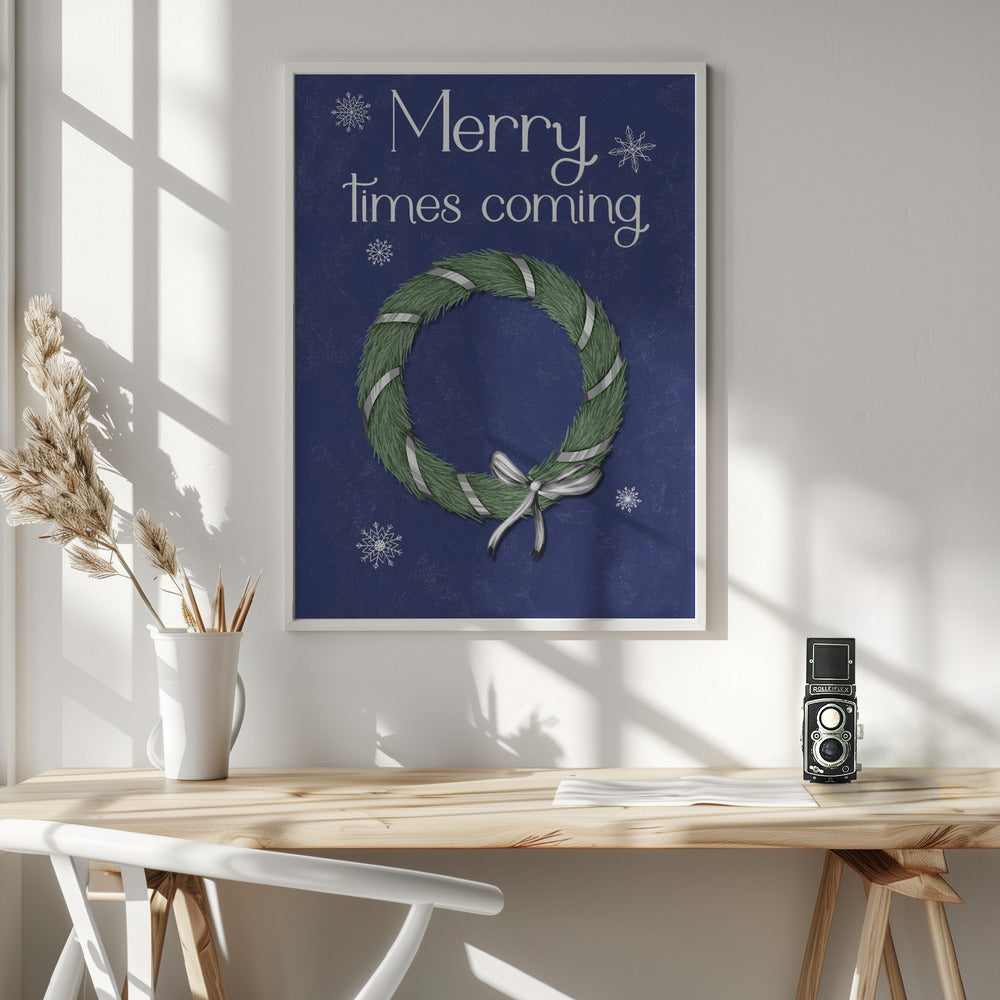 Wall art Merry times coming Canvas Print