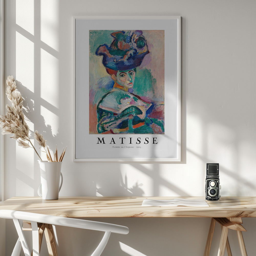 Wall art Woman With Hat 1905