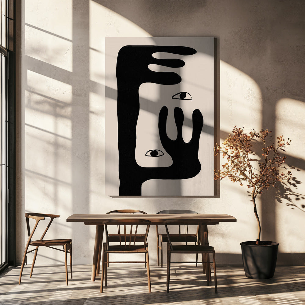 Wall art Abstract Face No2.