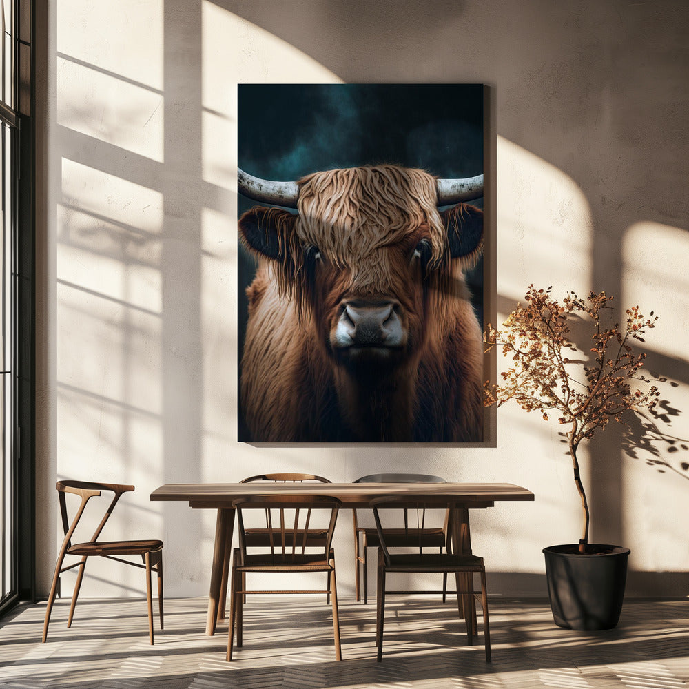Wall Art Highland Cow