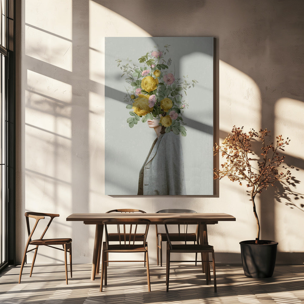 Wall art Yellow bouquet