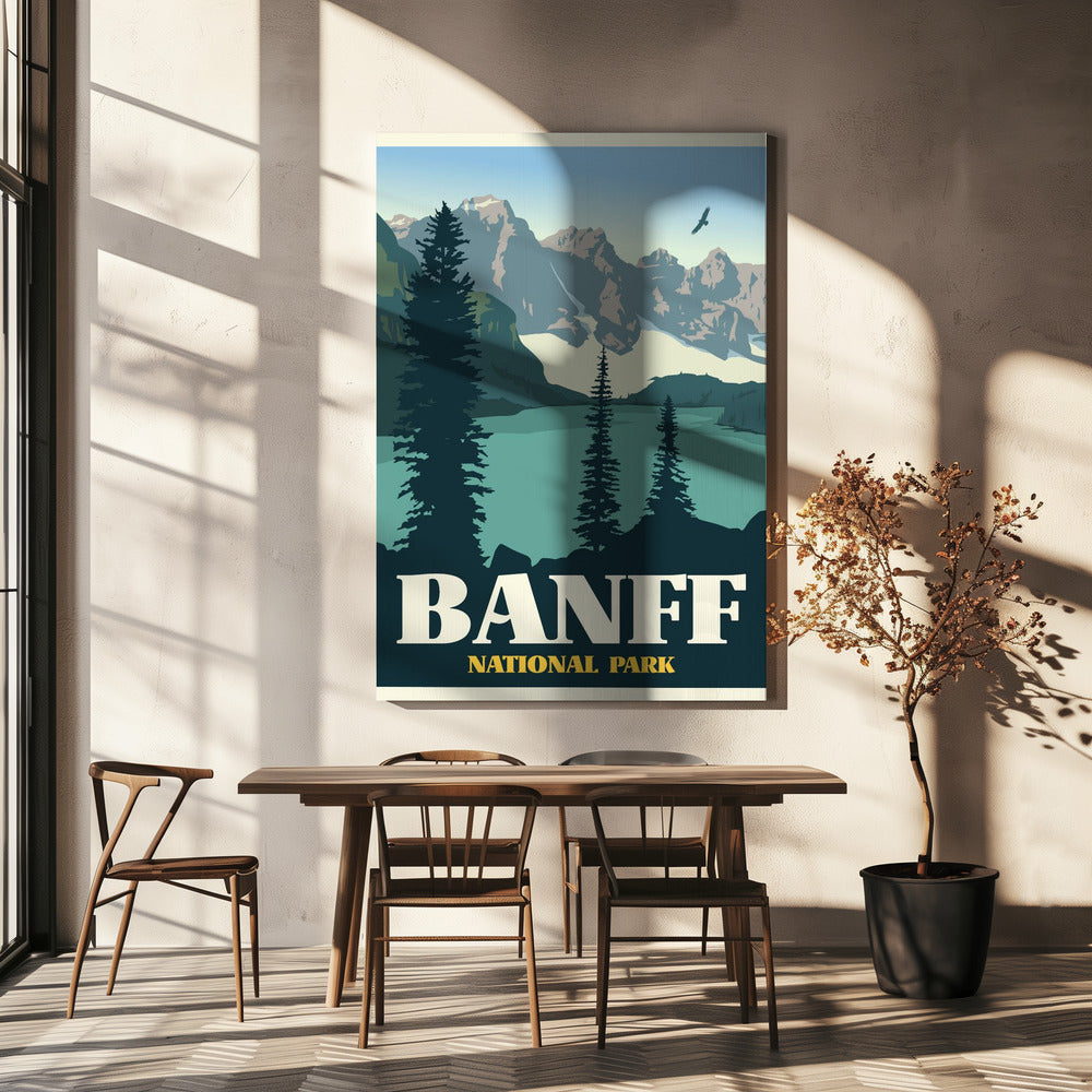 Wall art Banff National Park Travel Print