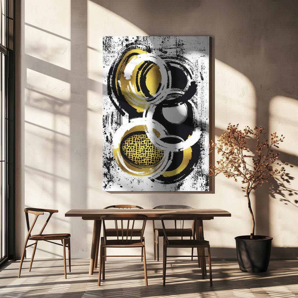 Wall art Abstract Painting No. 2 | gold