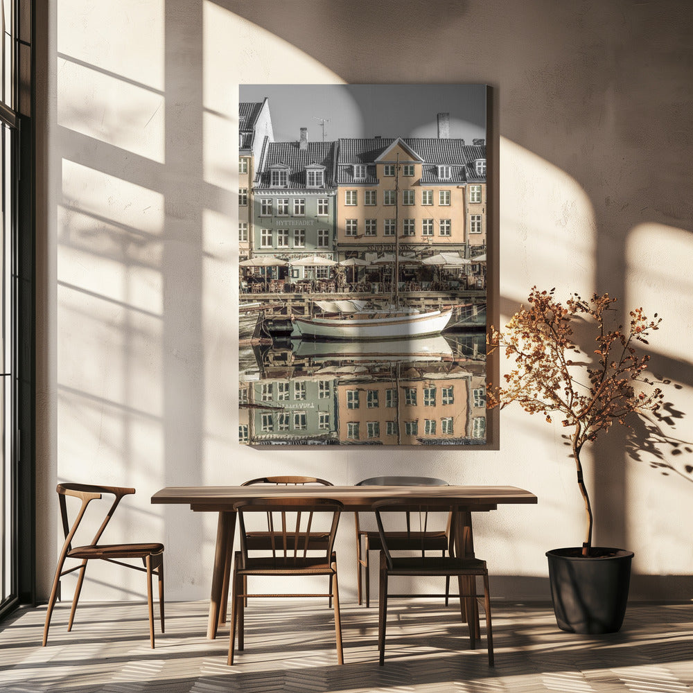 Wall art COPENHAGEN VINTAGE Quiet Nyhavn