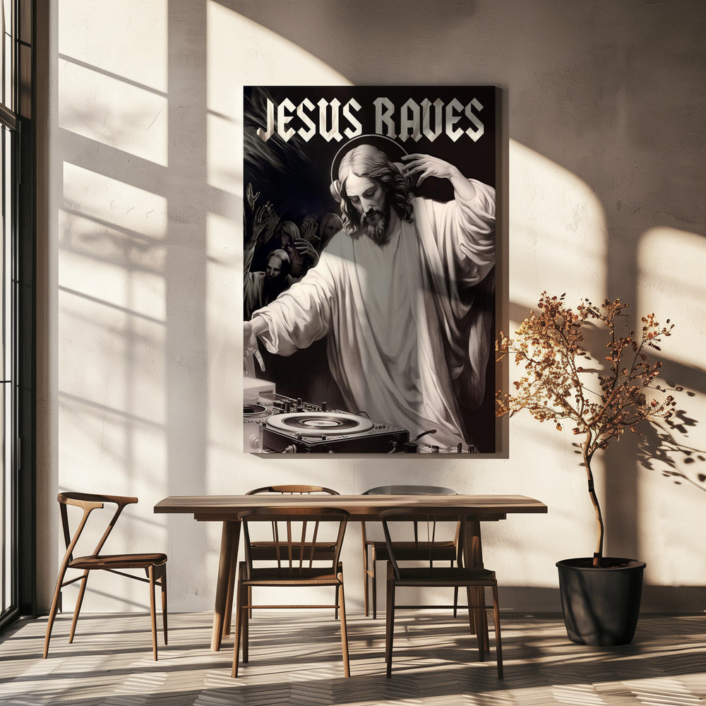 Wall art Jesus Raves