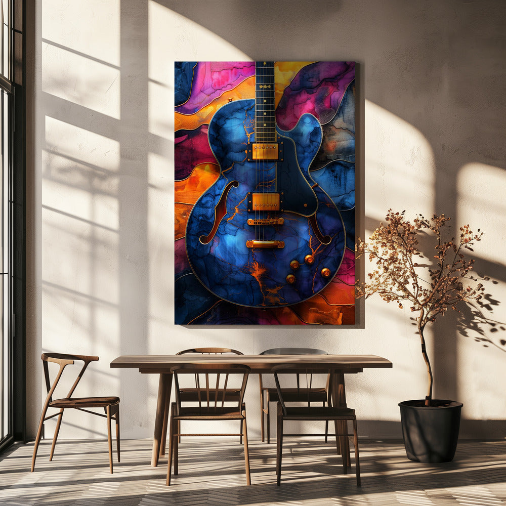Music Guitar 5 Canvas Print