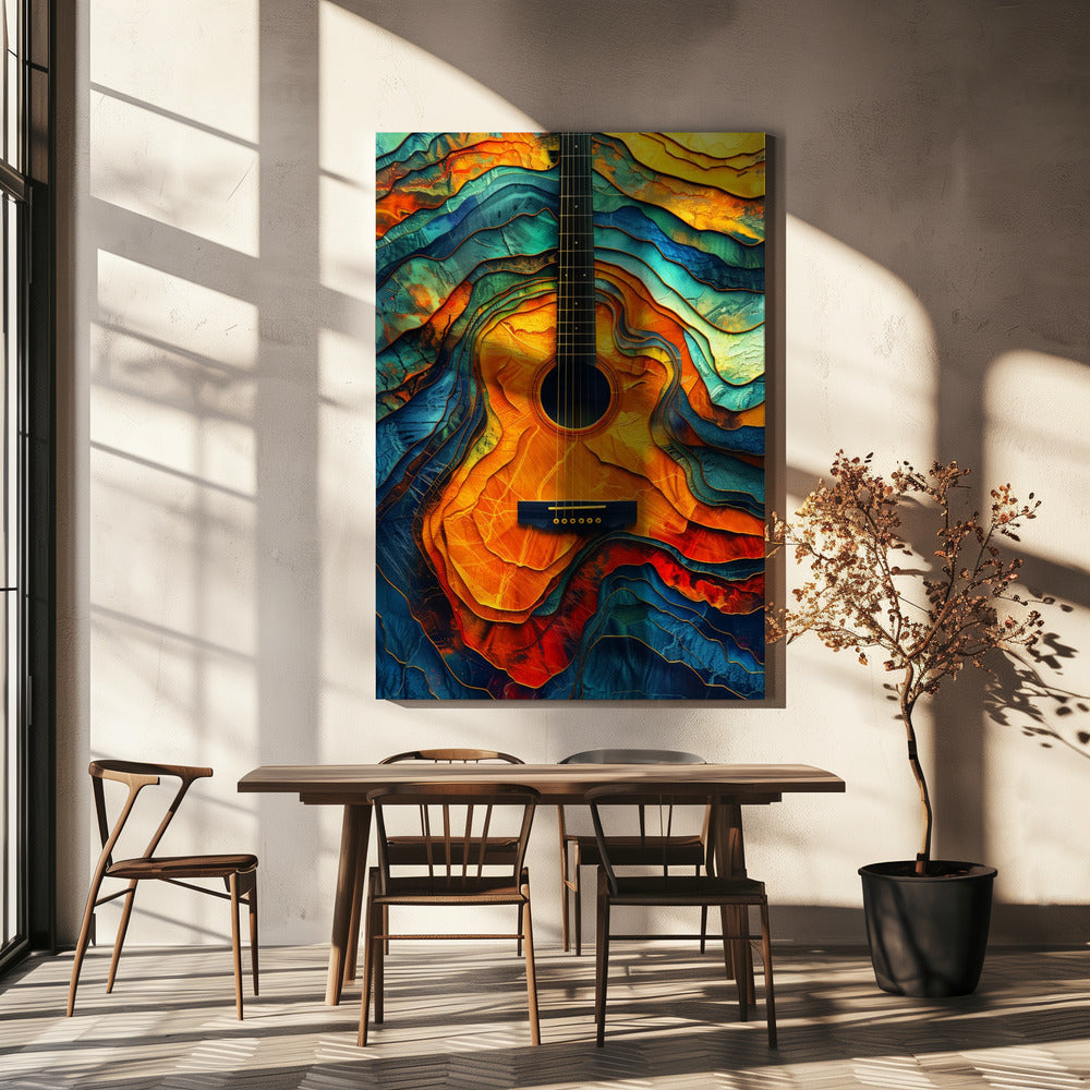 Music Guitar 6 Canvas Print