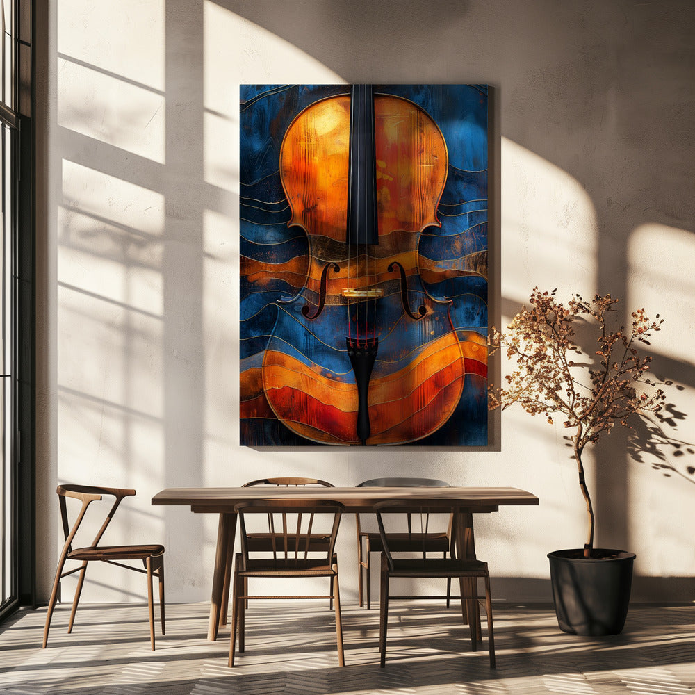 Wall art Music Violin 6 Canvas Print
