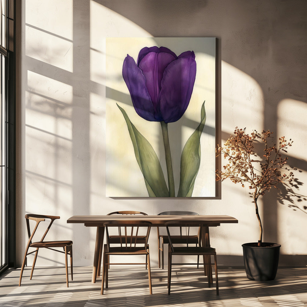 Wall art Purple Tulip 7