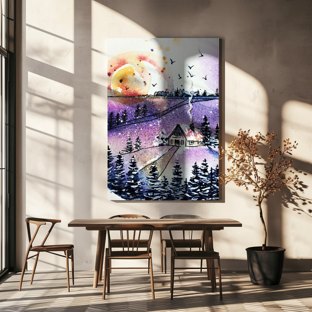 Wall art Winter 2 Canvas Print