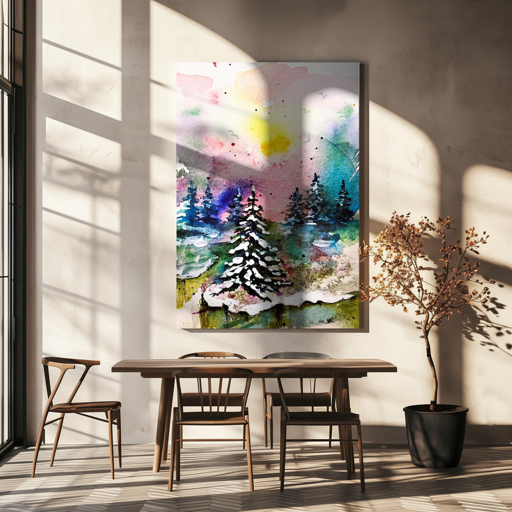 Wall art Winter 9 Canvas Print