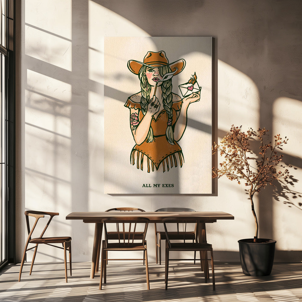 Wall Art All My Exes 2