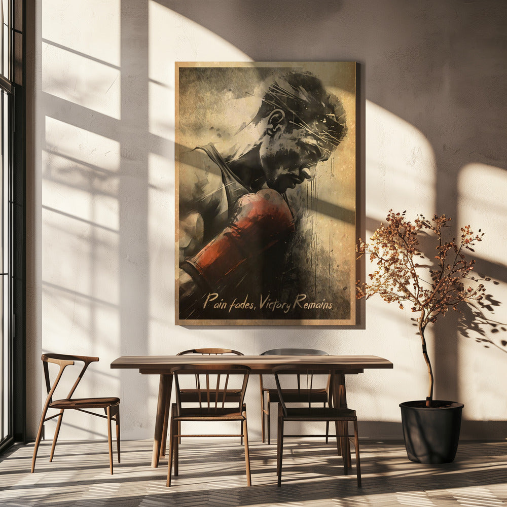 Wall art Pain Fades Victory Remains