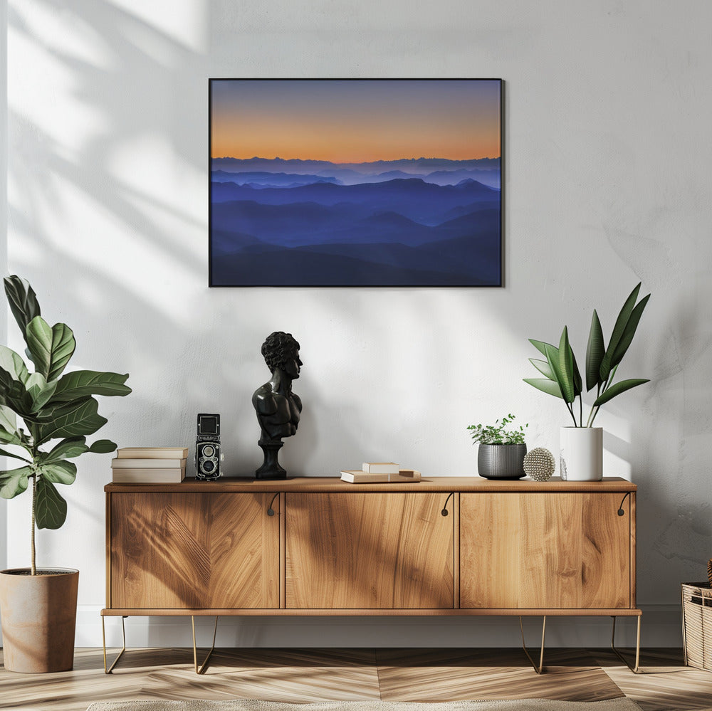 Wall art Misty Mountains
