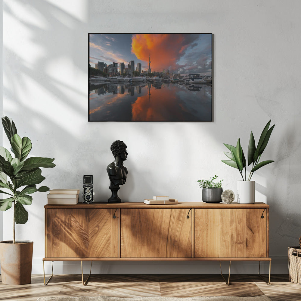 Wall art Burn in Toronto Canvas Print