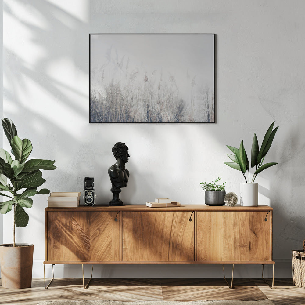 Wall art Landscape of reeds and grass