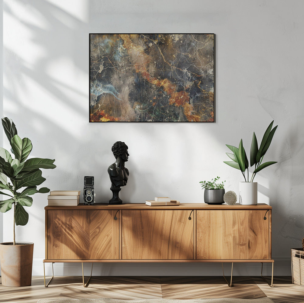 Wall art Abstract Marble Art Illustration 01