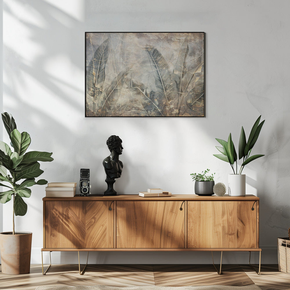 Wall art Jungle Leaves Art Illustration Wallart 09