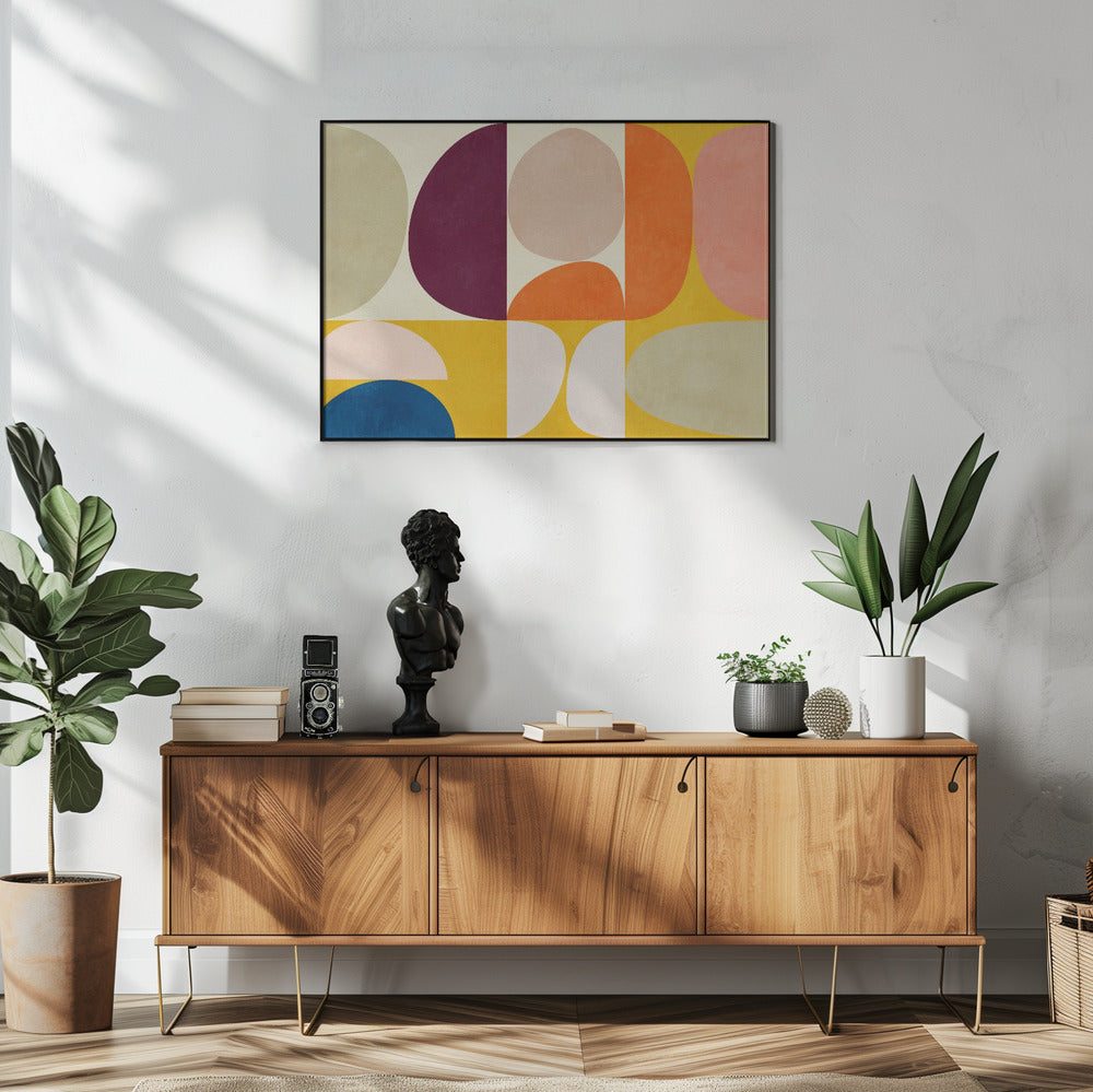 Wall art Vivid Bauhaus2