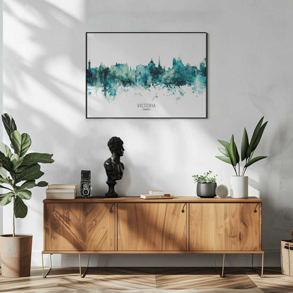 Wall art Victoria Canada Skyline