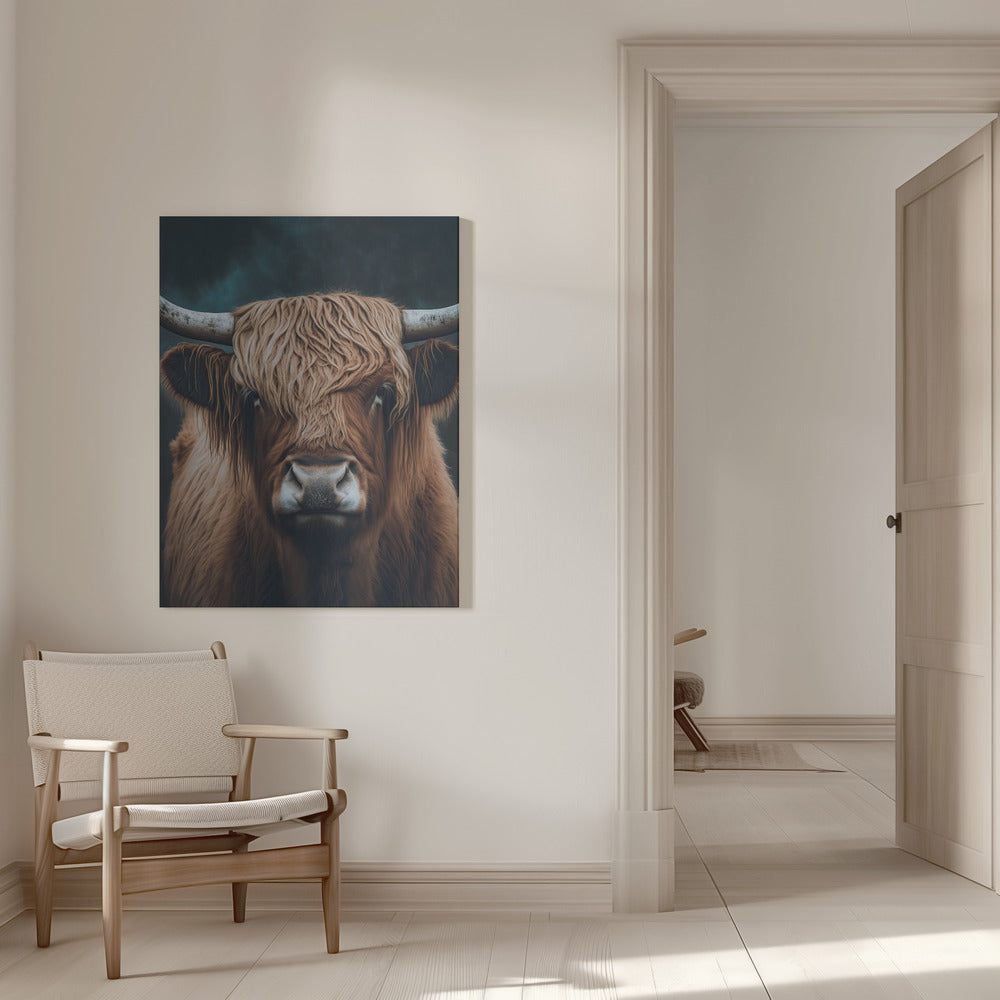 Wall Art Highland Cow