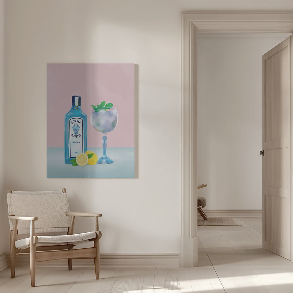Wall Art Gin Cocktail