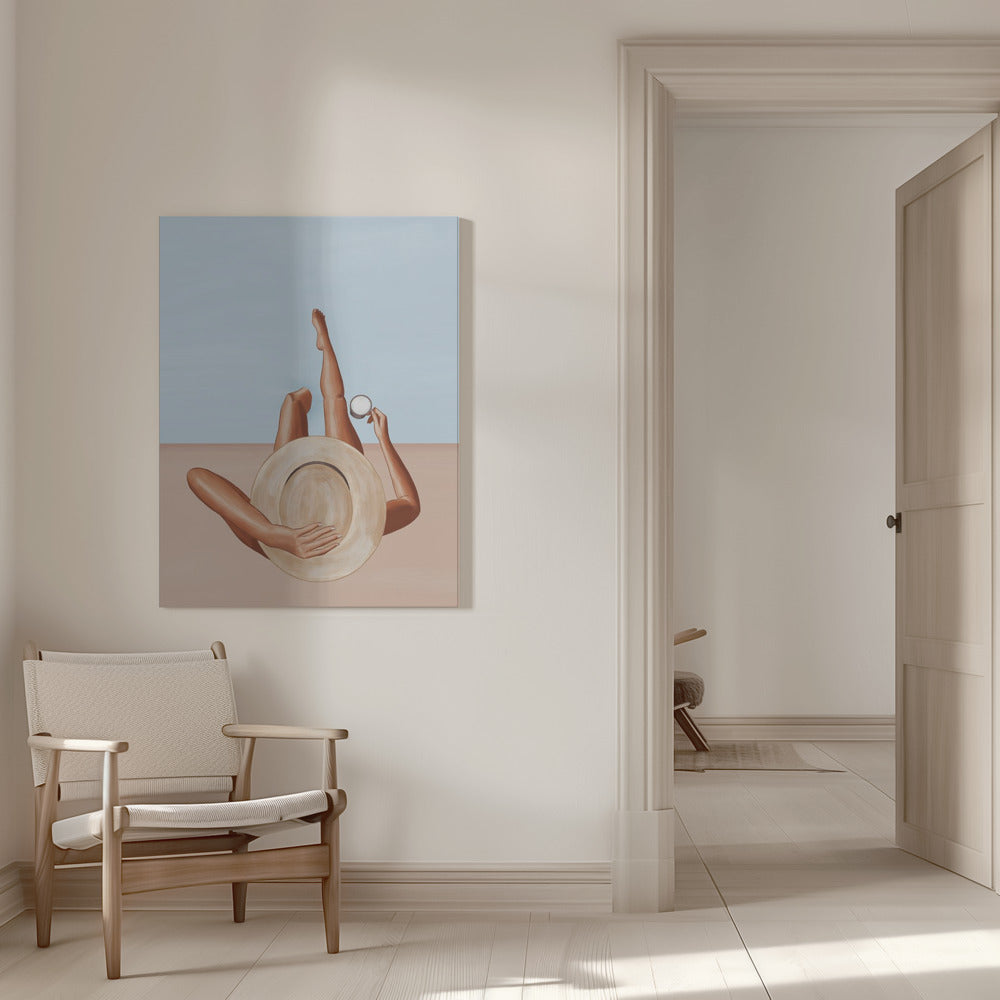 Wall art Poolside Girl