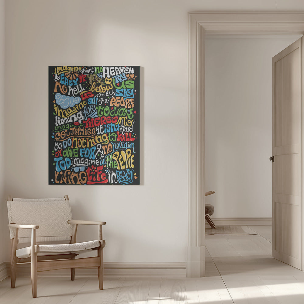 Imagine Canvas Print