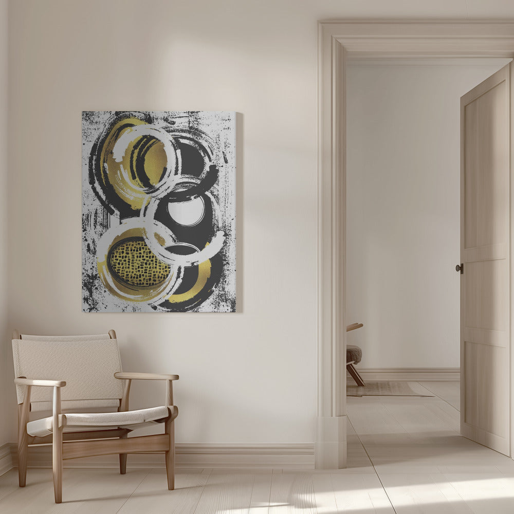 Wall art Abstract Painting No. 2 | gold
