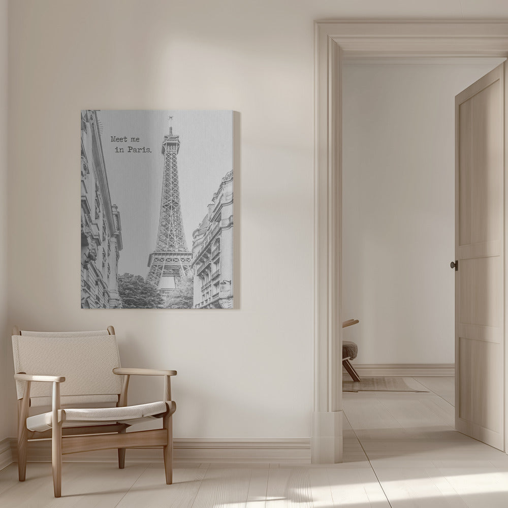 Wall art Meet me in Paris