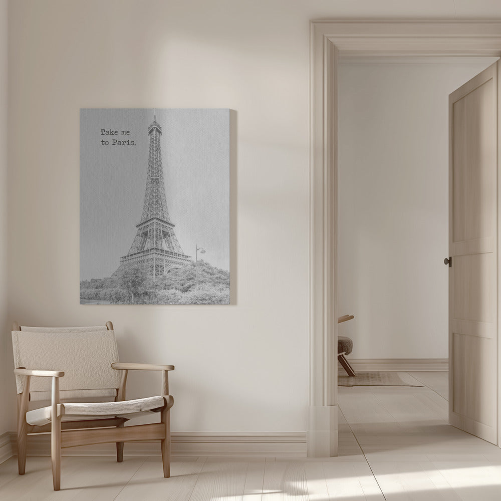 Wall art Take me to Paris