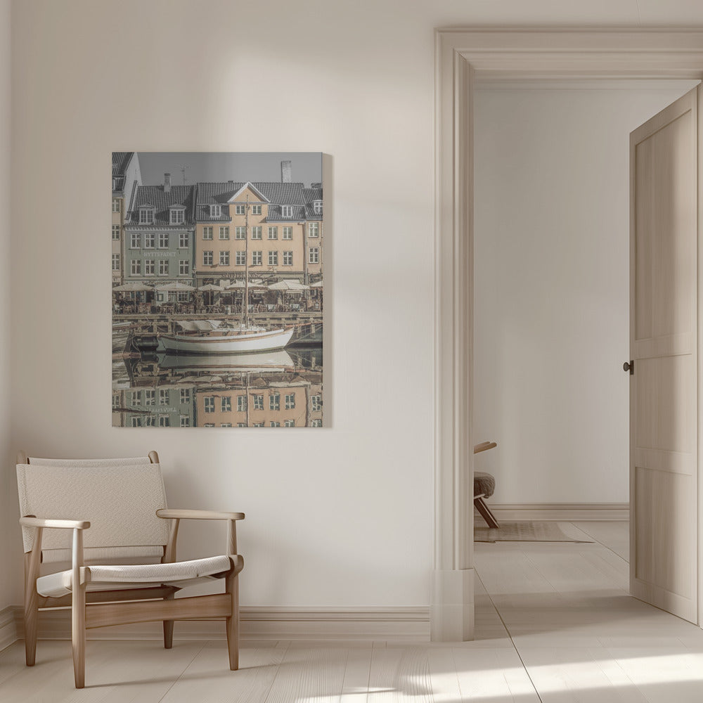 Wall art COPENHAGEN VINTAGE Quiet Nyhavn