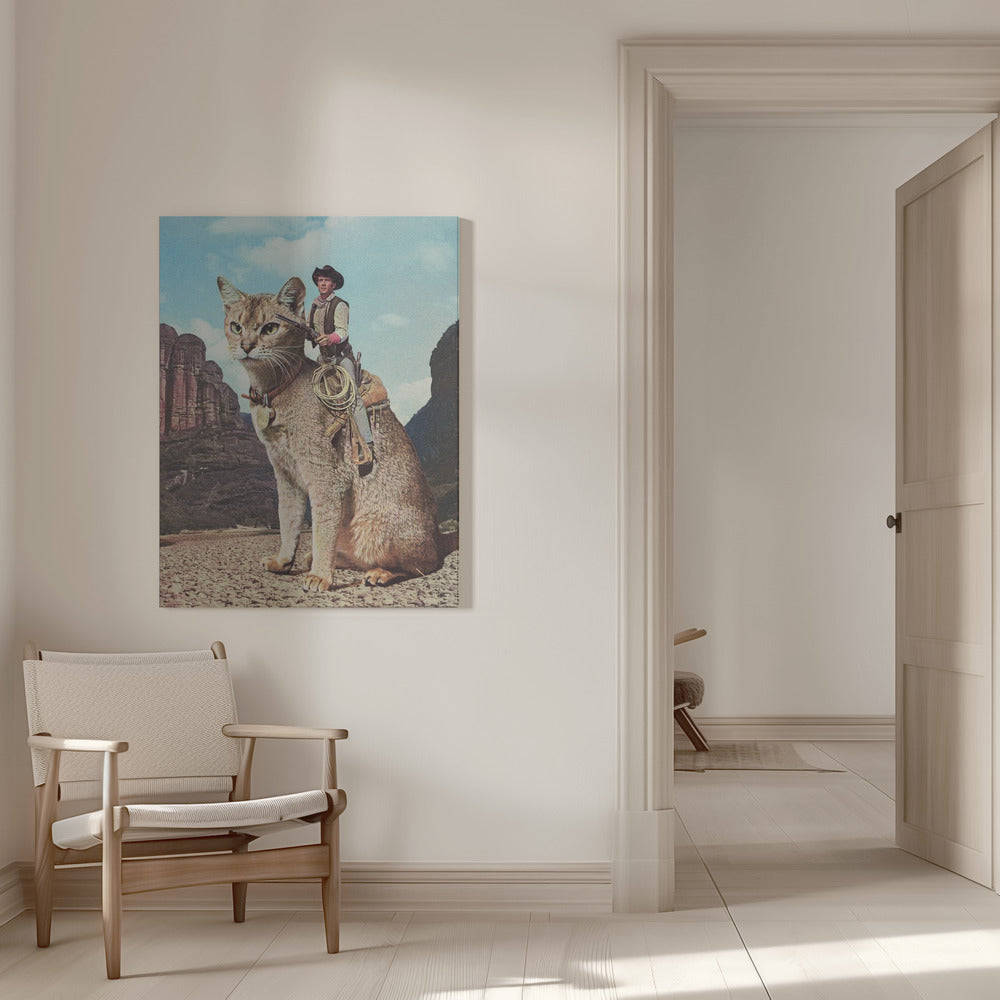wall art Cat Lone Ranger